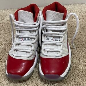 Kids Cherry Jordan 11s